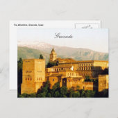 granada alhambra briefkaart (Voorkant / Achterkant)
