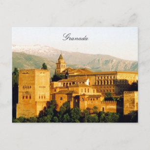 granada alhambra briefkaart