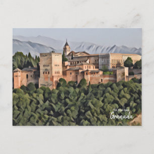 Granada Art - The Real Spain Briefkaart