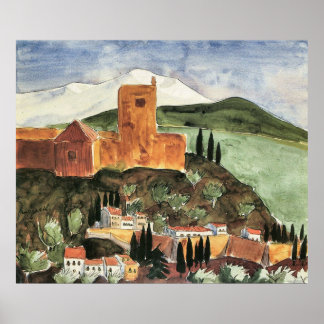 Granada II van Walter Gramatte Poster