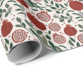 Granada: Patroon van Granaatappels Cadeaupapier (Rol Hoek)