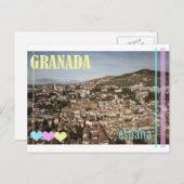Granada Spanje Briefkaart (Voorkant / Achterkant)