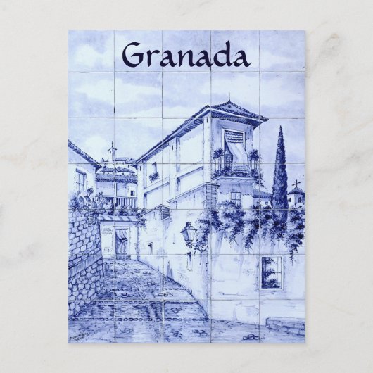 Granada, Spanje Briefkaart (Voorkant)