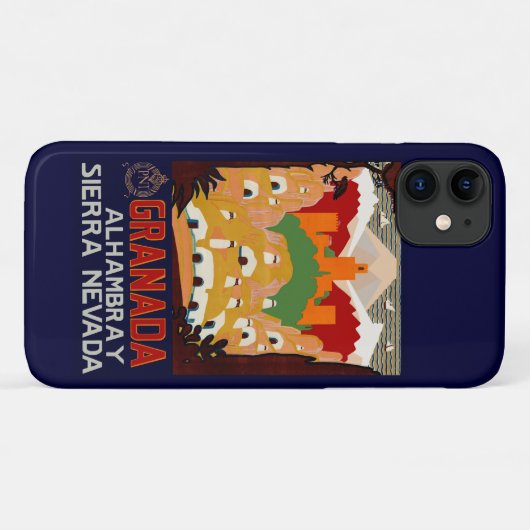 Granada Spanje Case-Mate iPhone Case (Achterkant (horizontaal))