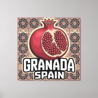 Granada Spanje Granaatappel Sticker Canvas Afdruk