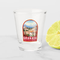 Granada Spanje Reizen Kunst Vintage