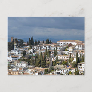 Granada Stormy Cityscape Briefkaart