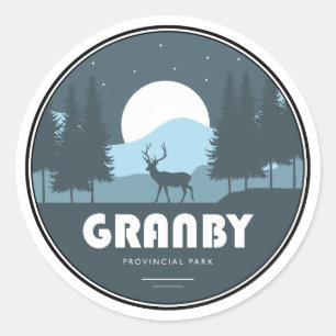 Granby Provincial Park Deer Ronde Sticker