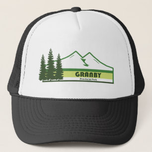 Granby Provincial Park Green Stripes Trucker Pet
