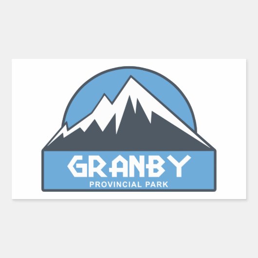 Granby Provincial Park Rechthoekige Sticker (Voorkant)