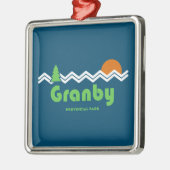Granby Provincial Park Retro Metalen Ornament (Links)