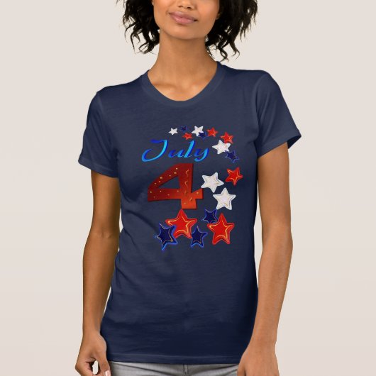 Grand 4 juillet T-shirt (Devant)