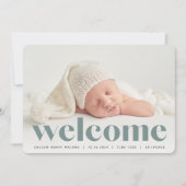 Grand accueil | Faire-part de naissance photo (Devant)