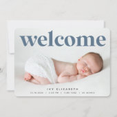 Grand accueil | Faire-part de naissance photo (Devant)