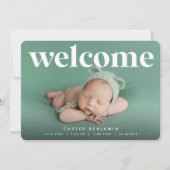 Grand accueil | Faire-part de naissance photo (Devant)