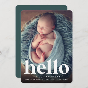 Grand accueil   Faire-part de naissance photo