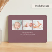 Grand accueil | Faire-part de naissance photo