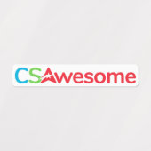 Grand adhésif Carré / Étiquette étanche (Design 2)