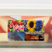 Grand adhésif Carré / Étiquette étanche (Apposé)