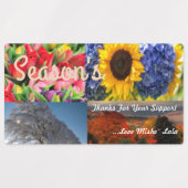 Grand adhésif Carré / Étiquette étanche (Design 1)