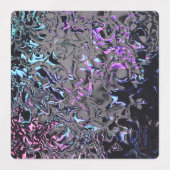 Grand adhésif Carré / Étiquette étanche (Design 1)