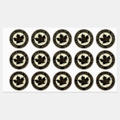 Grand adhésif Carré / Étiquette étanche (Feuille)