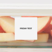 Grand adhésif Carré / Étiquette étanche (Apposé)