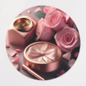 Grand adhésif circulaire / Étiquette étanche (Design 2)