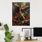 Grand Affiche de Saint Michel Archange (Bureau à domicile)
