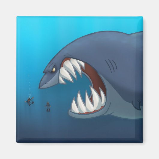 Grand aimant de requin blanc (Devant)