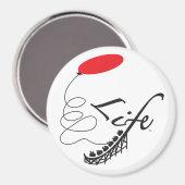 Grand aimant rond de 3 pouces (Recto/Verso)