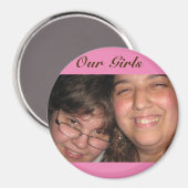 Grand aimant rond de 3 pouces (Recto/Verso)