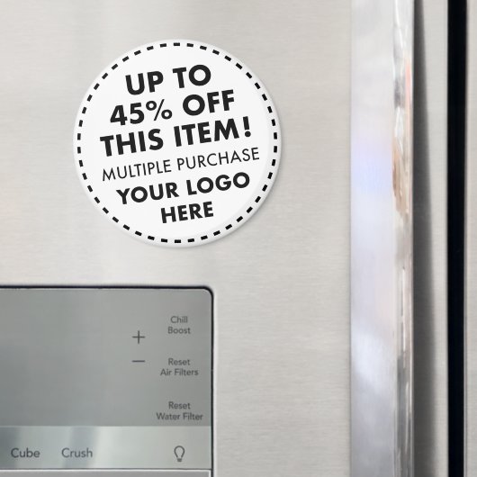 Grand aimant sur mesure 45% de réduction en bloc A (In situ (réfrigérateur))