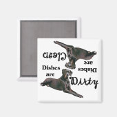 Grand amateur de Danse Lave-vaisselle Magnet (Recto/Verso)