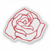 Grand Autocollant Rose (Devant)