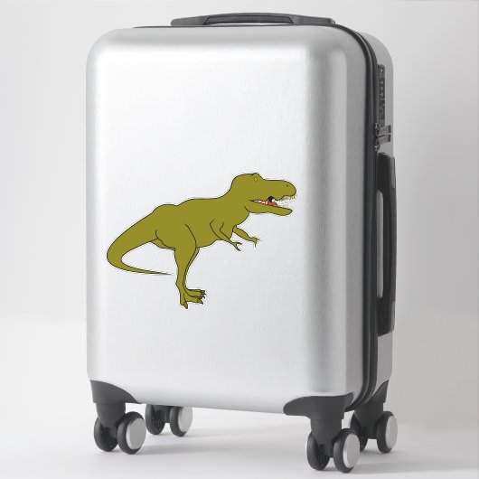 Grand autocollant T-REX (Sur valise)