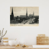 Grand Ave., Milwaukee, Wisconsin 1907  Poster (Keuken)