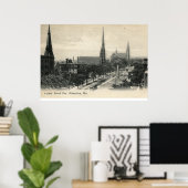 Grand Ave., Milwaukee, Wisconsin 1907  Poster (Thuiskantoor)