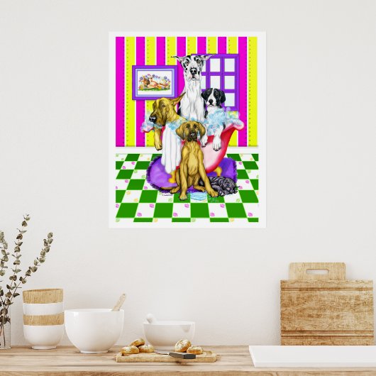 Grand Bain à Danse Poster complet (Cuisine)