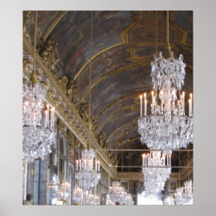 Grand Ballroom, Palace van Versailles Poster