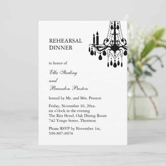 Grand Ballroom repesal diner (wit) Kaart (Staand voorkant)