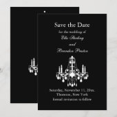 Grand Ballroom Save the Date (zwart) (Voorkant / Achterkant)