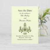 Grand Ballroom Sparen de Datum (groen) Save The Date (Staand voorkant)