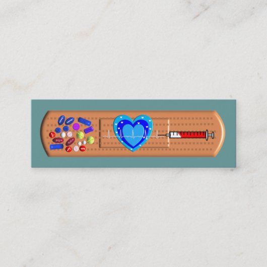 Grand Bandaid de cartes de visite Médicale (Devant)