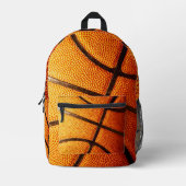 Grand Basket-Ball Pimply Orange, Sac À Dos À Impre (Recto)