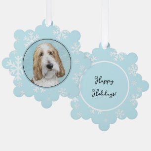 Grand Basset Griffon Vendee - Originele Honden Kun Ornament Kaart