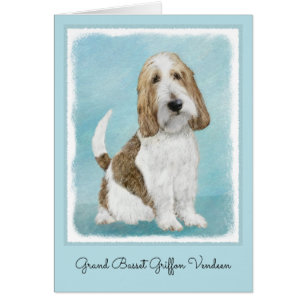 Grand Basset Griffon Vendeen - Art Chien original