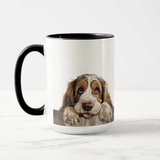 Grand Basset Griffon Vendeen Chien Mug (Gauche)