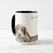 Grand Basset Griffon Vendeen Chien Mug (Devant gauche)