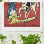 Grand Bazar des Halles et de Postes Theedoek (Gevouwen)